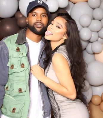 Steelo Brim with his girlfriend Alahna Jade